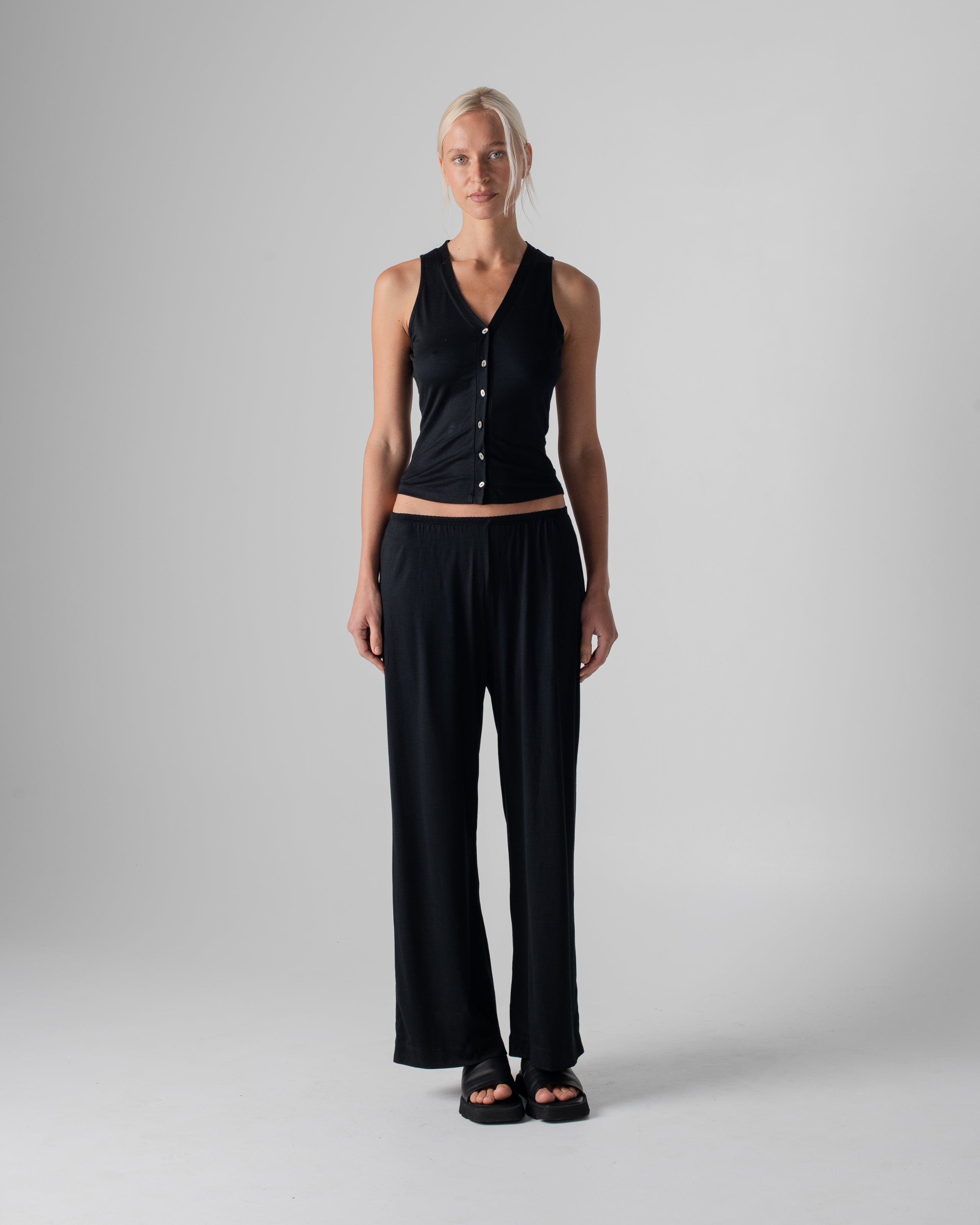 Silk Jersey Pant