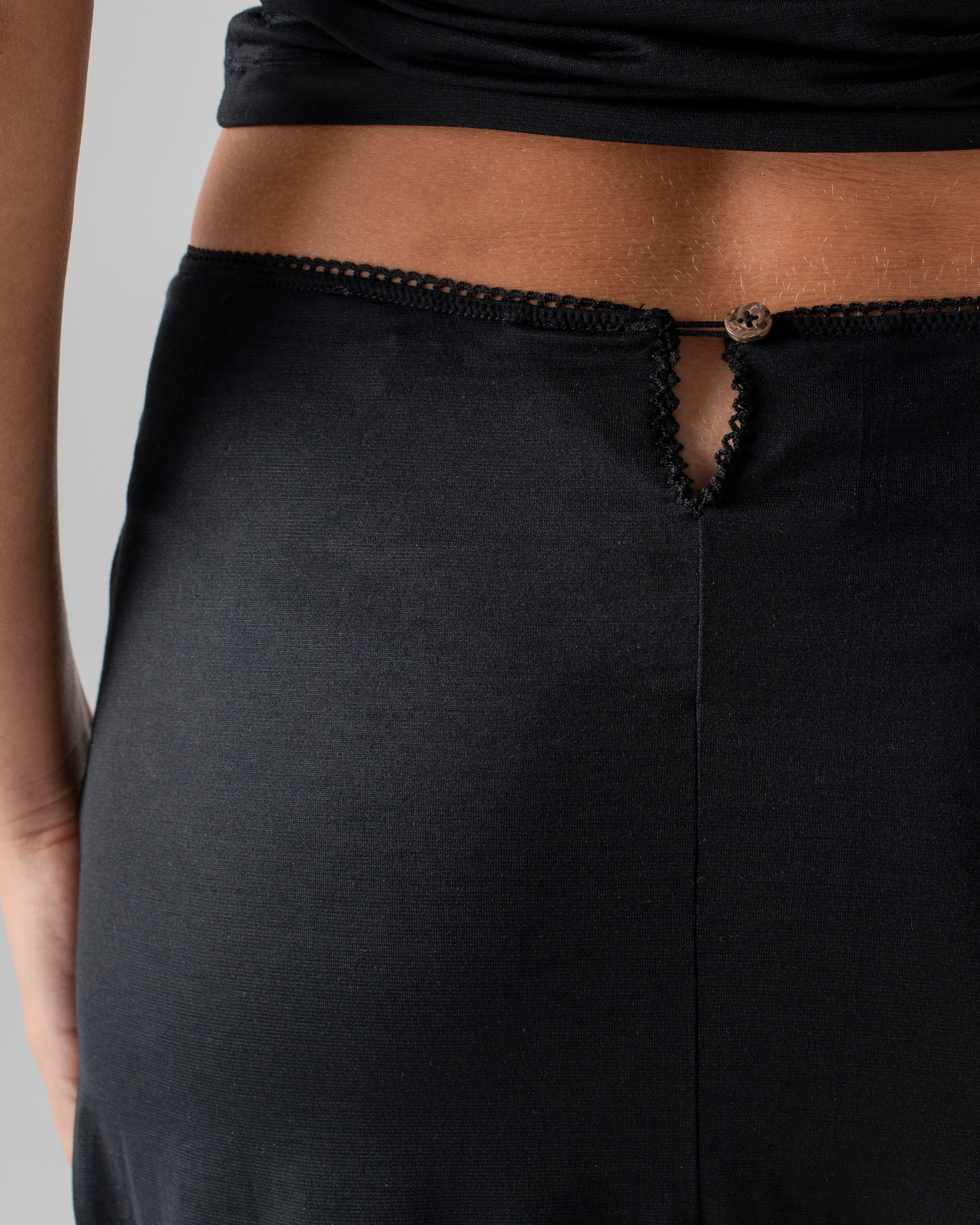 Silk Jersey Mini Skirt