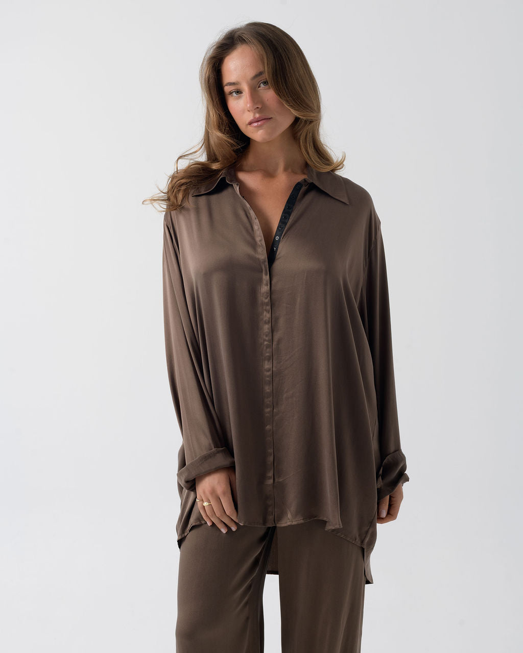 Silk Oversized Shirt