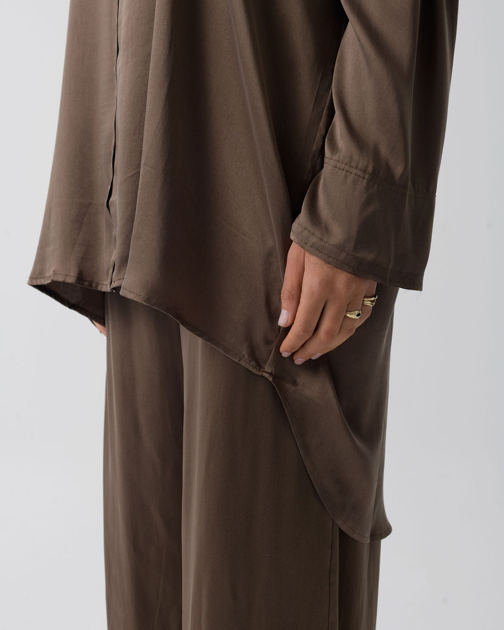 Silk Oversized Shirt
