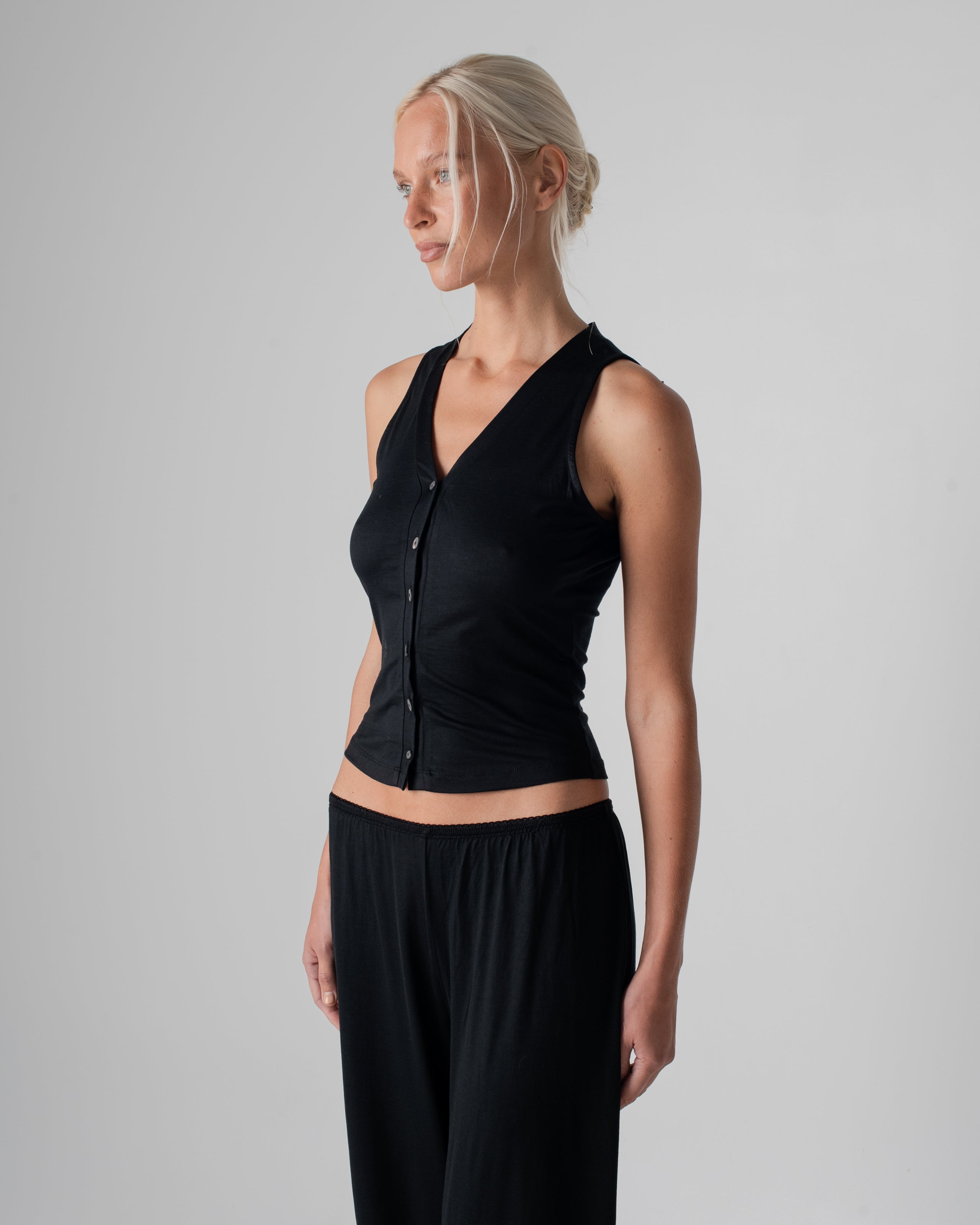 Silk Jersey Vest Top