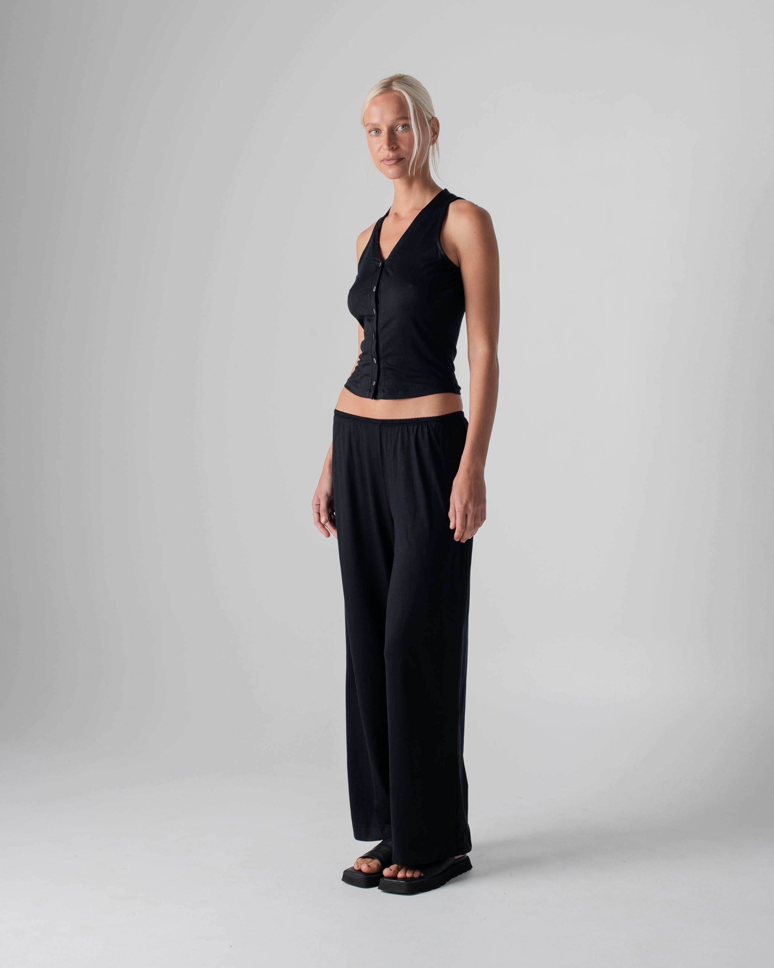 Silk Jersey Pant