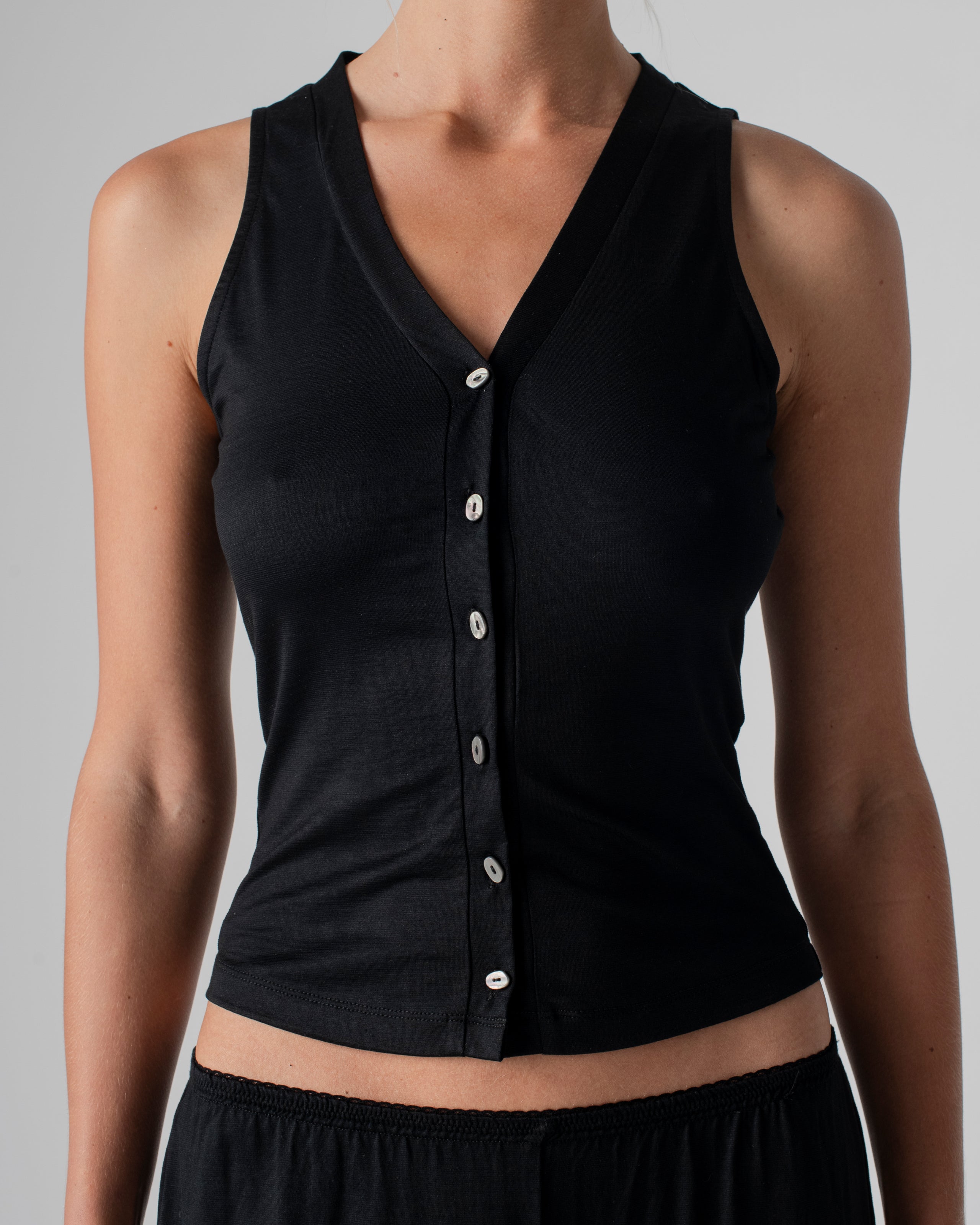 Silk Jersey Vest Top