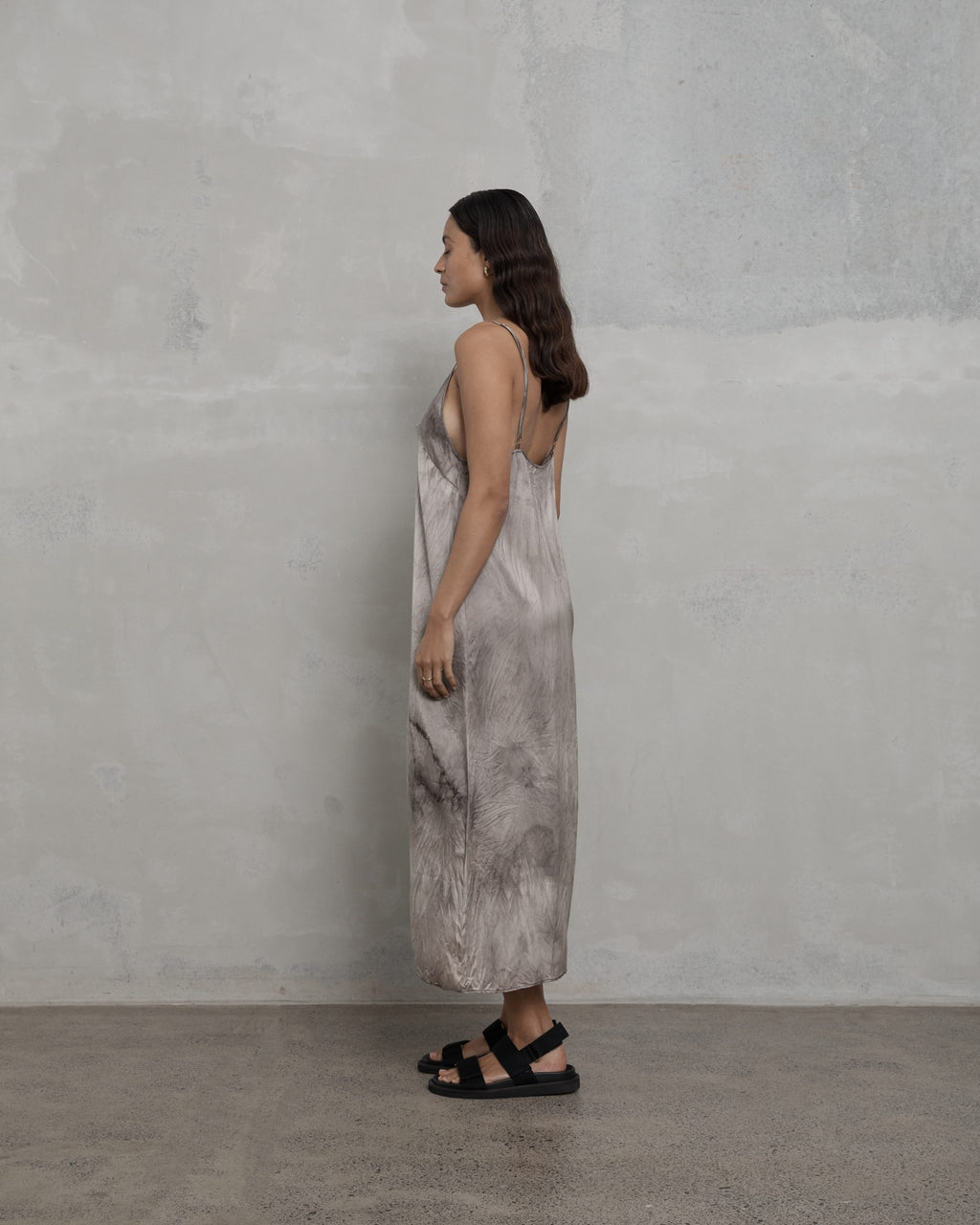 SLIP WITH SPLIT SILVER